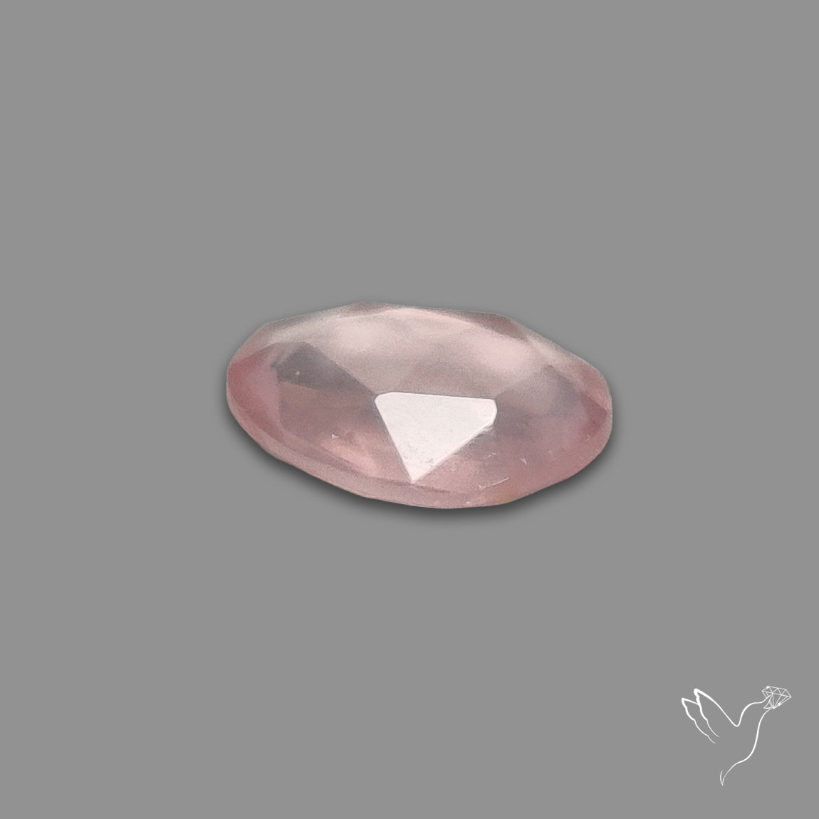Rose Quartz Rose Cut Faceted