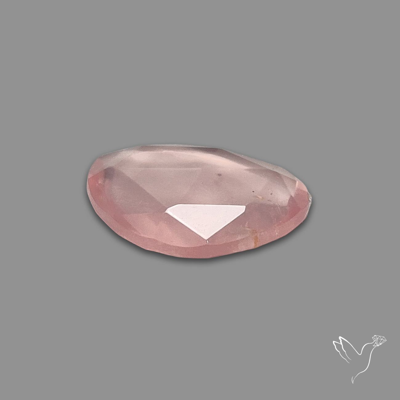 Rose Quartz Rose Cut Faceted
