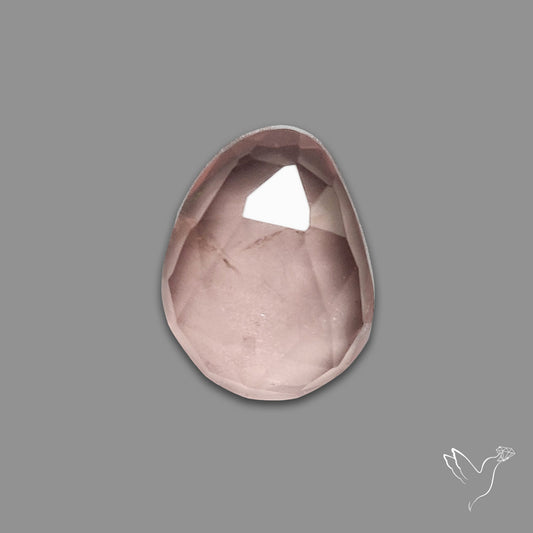 Rose Quartz Rose Cut Faceted