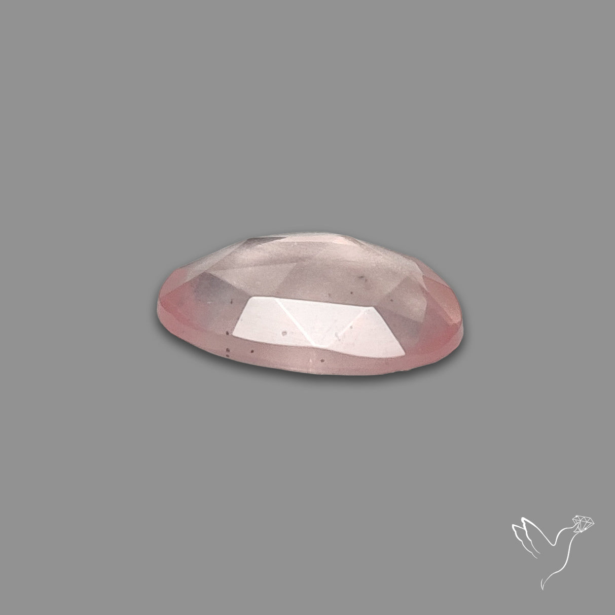 Rose Quartz Rose Cut Faceted