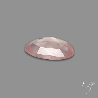 Rose Quartz Rose Cut Faceted