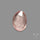 Rose Quartz Rose Cut Faceted