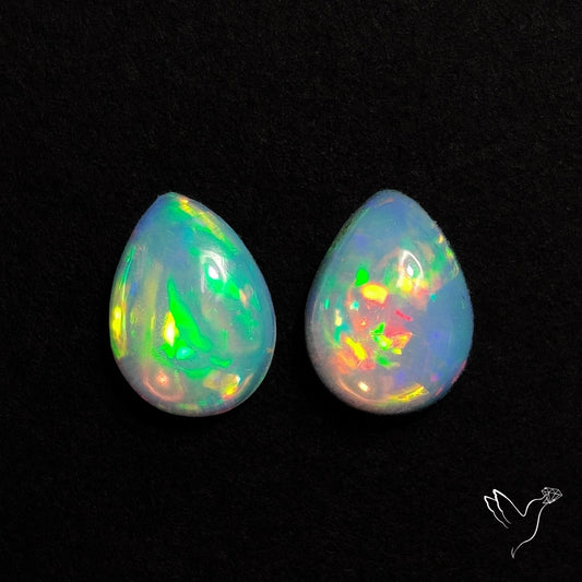 AAA Ethiopian Welo Opals Smalls Pair