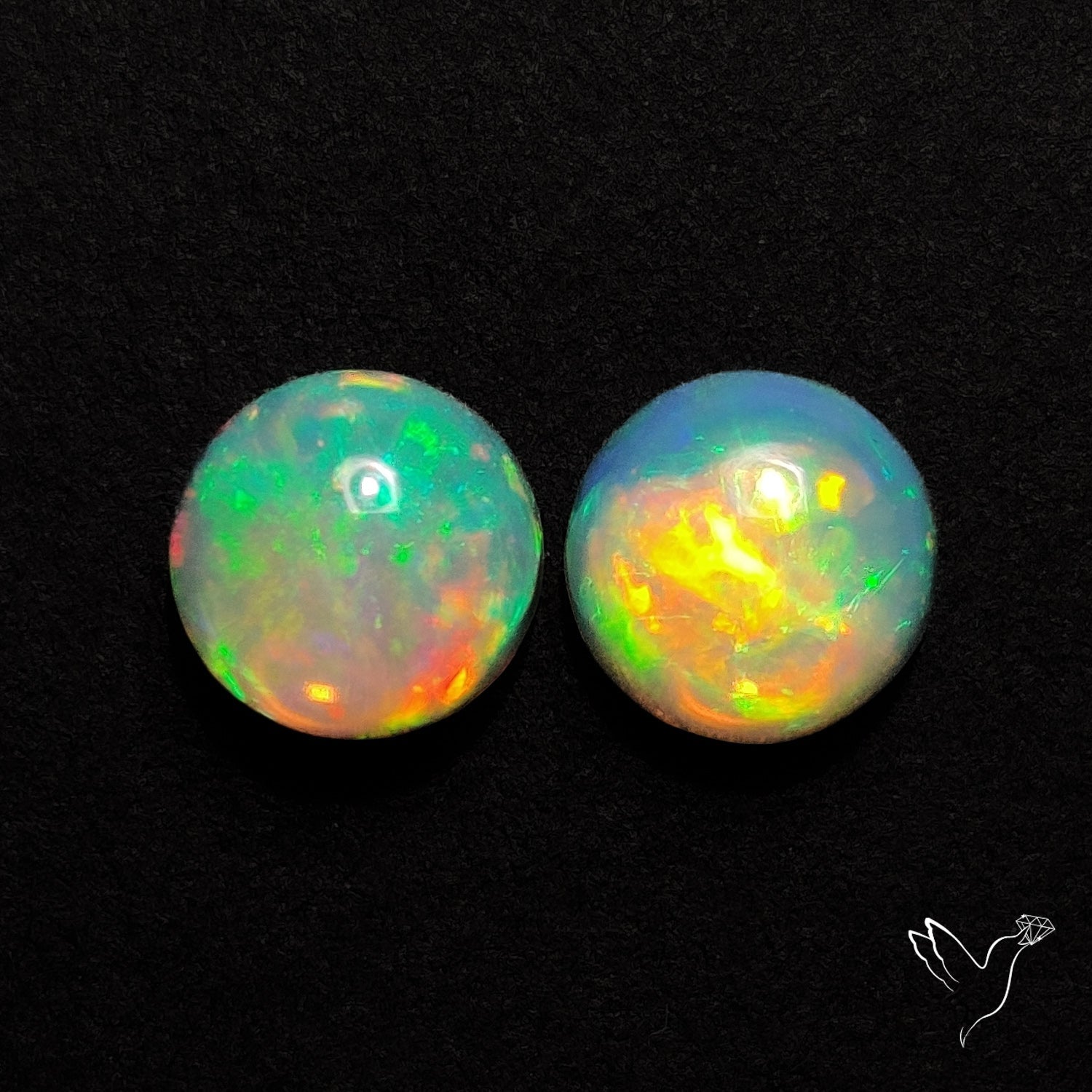 AAA Ethiopian Welo Opals Smalls Pair