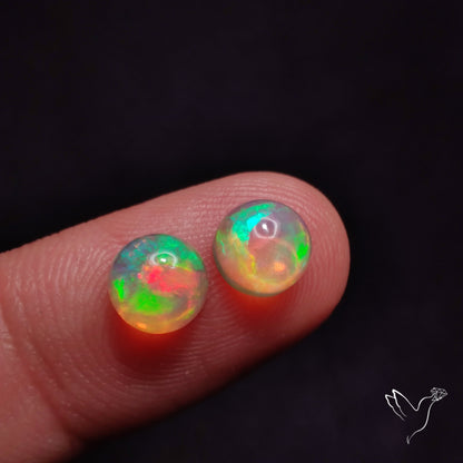 AAA Ethiopian Welo Opals Smalls Pair