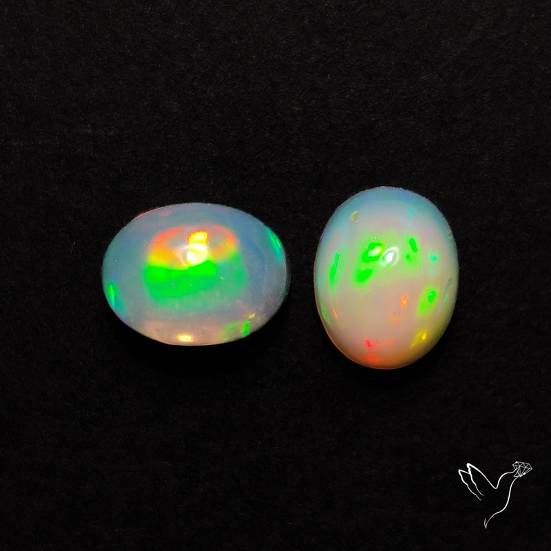 AAA Ethiopian Welo Opals Smalls Pair
