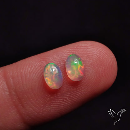 AAA Ethiopian Welo Opals Smalls Pair