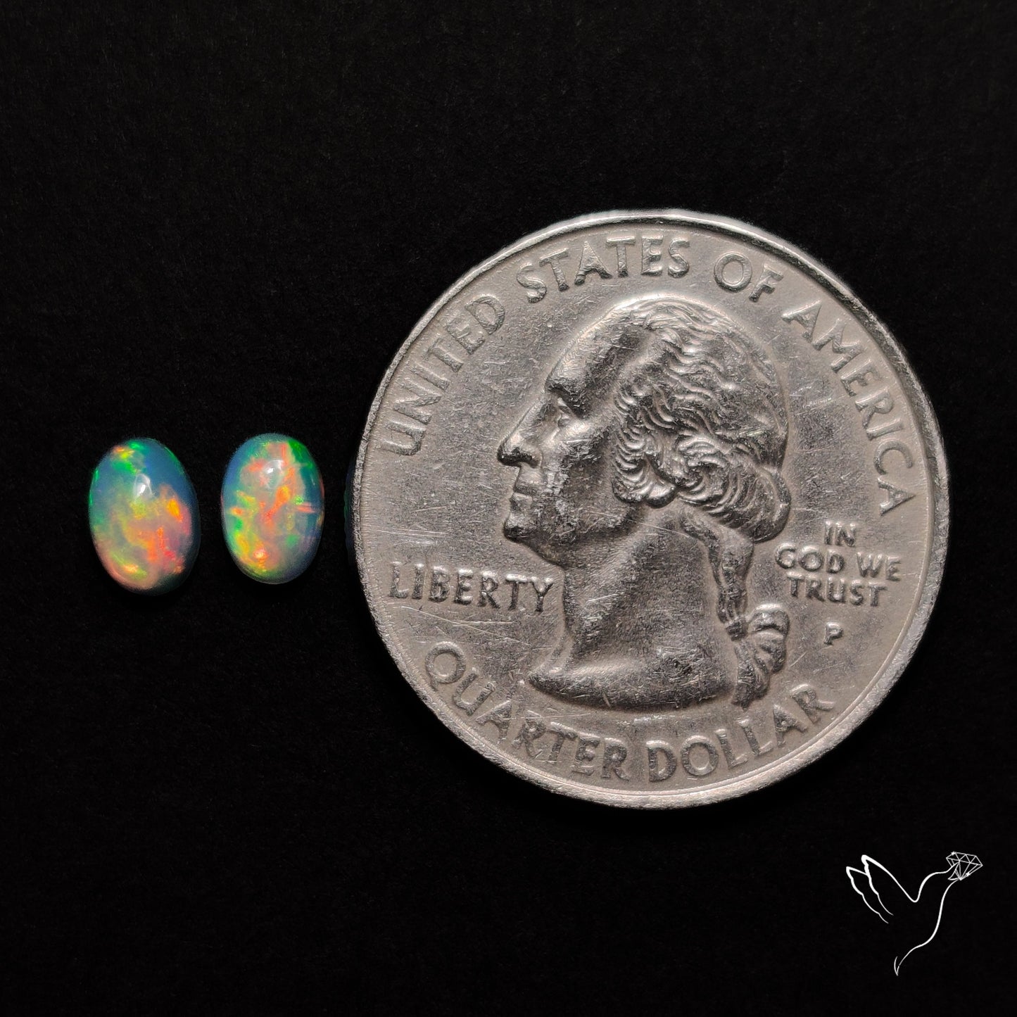 AAA Ethiopian Welo Opals Smalls Pair