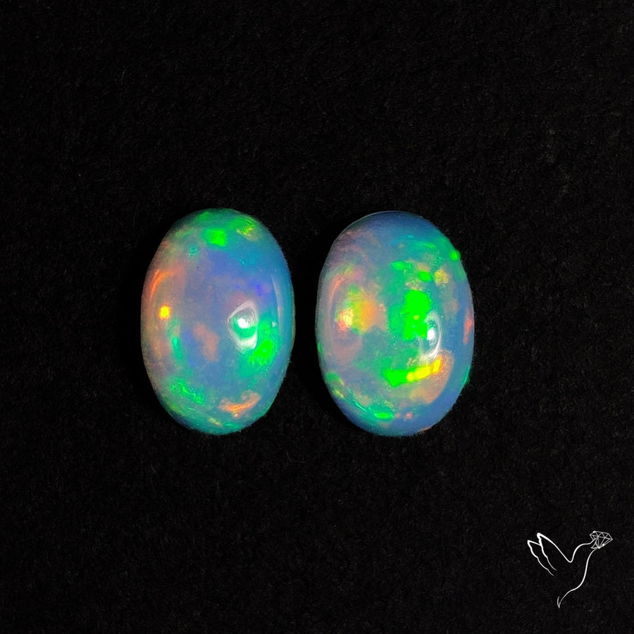 AAA Ethiopian Welo Opals Smalls Pair