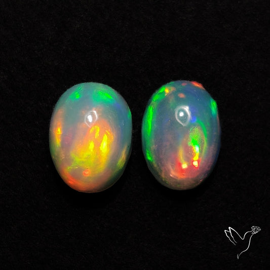 AAA Ethiopian Welo Opals Smalls Pair