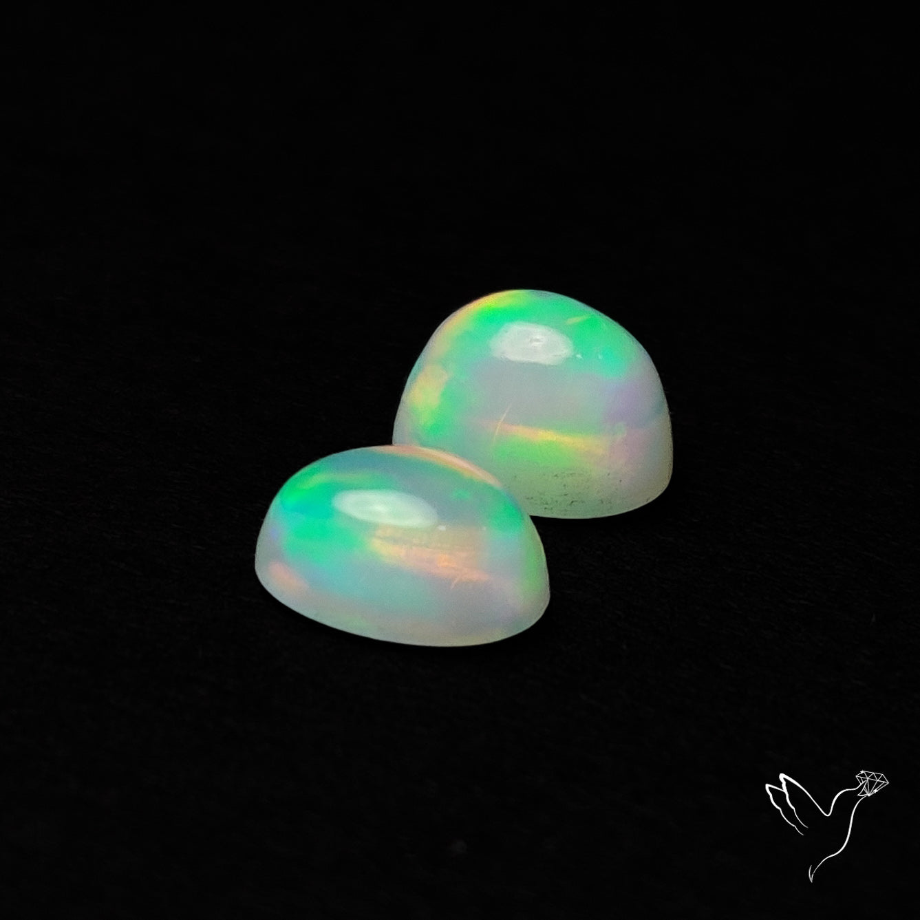 AAA Ethiopian Welo Opals Smalls Pair
