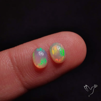 AAA Ethiopian Welo Opals Smalls Pair
