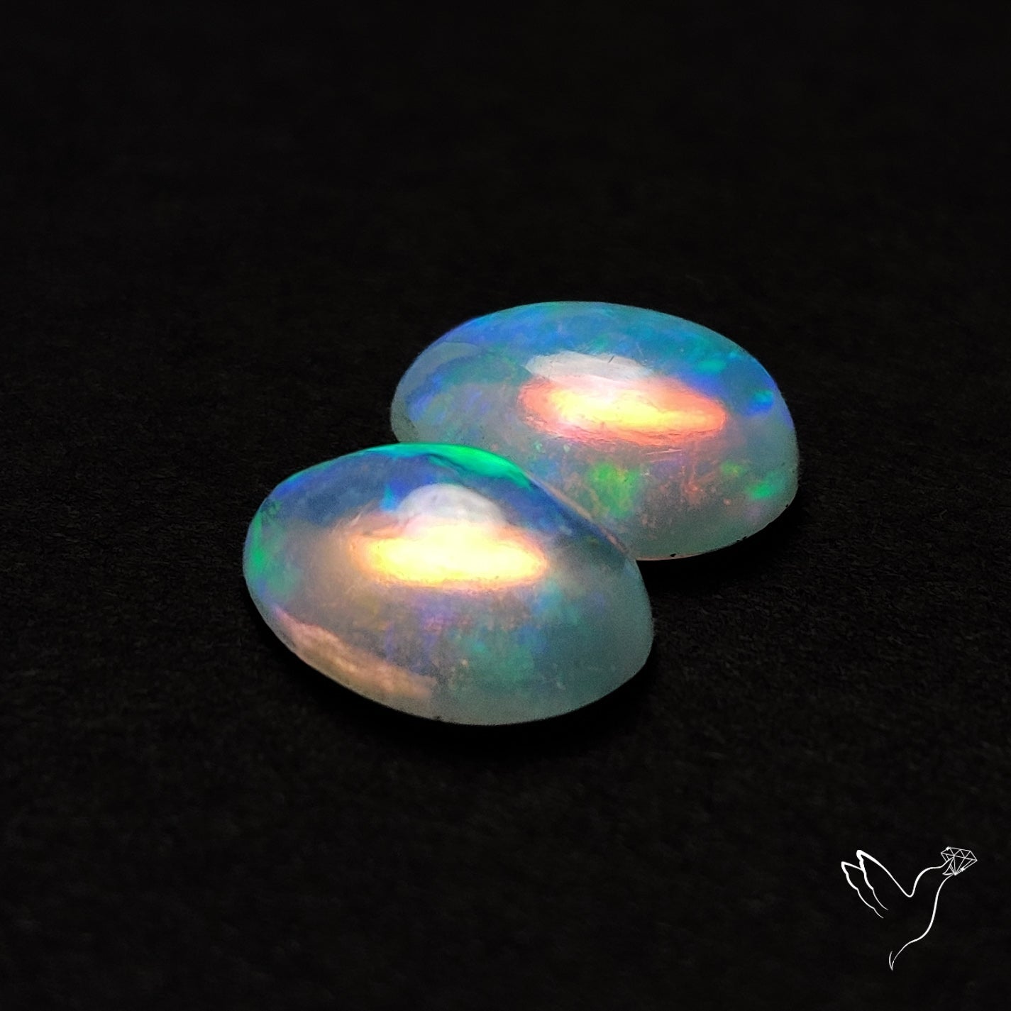 AAA Ethiopian Welo Opals Smalls Pair