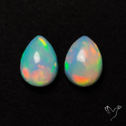 AAA Ethiopian Welo Opals Smalls Pair
