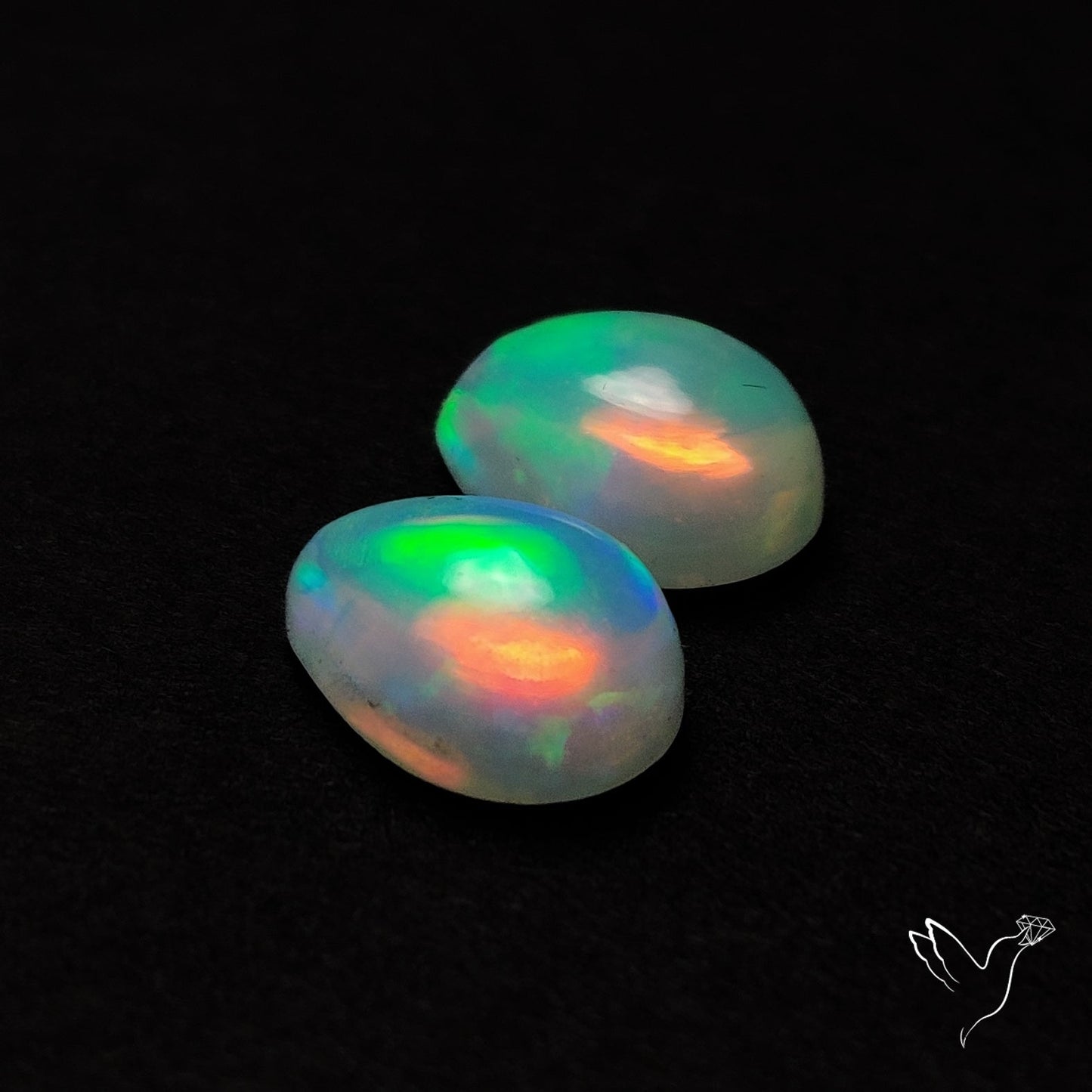 AAA Ethiopian Welo Opals Smalls Pair