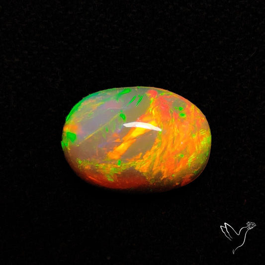 AAA Ethiopian Welo Opal Small Natural Dark