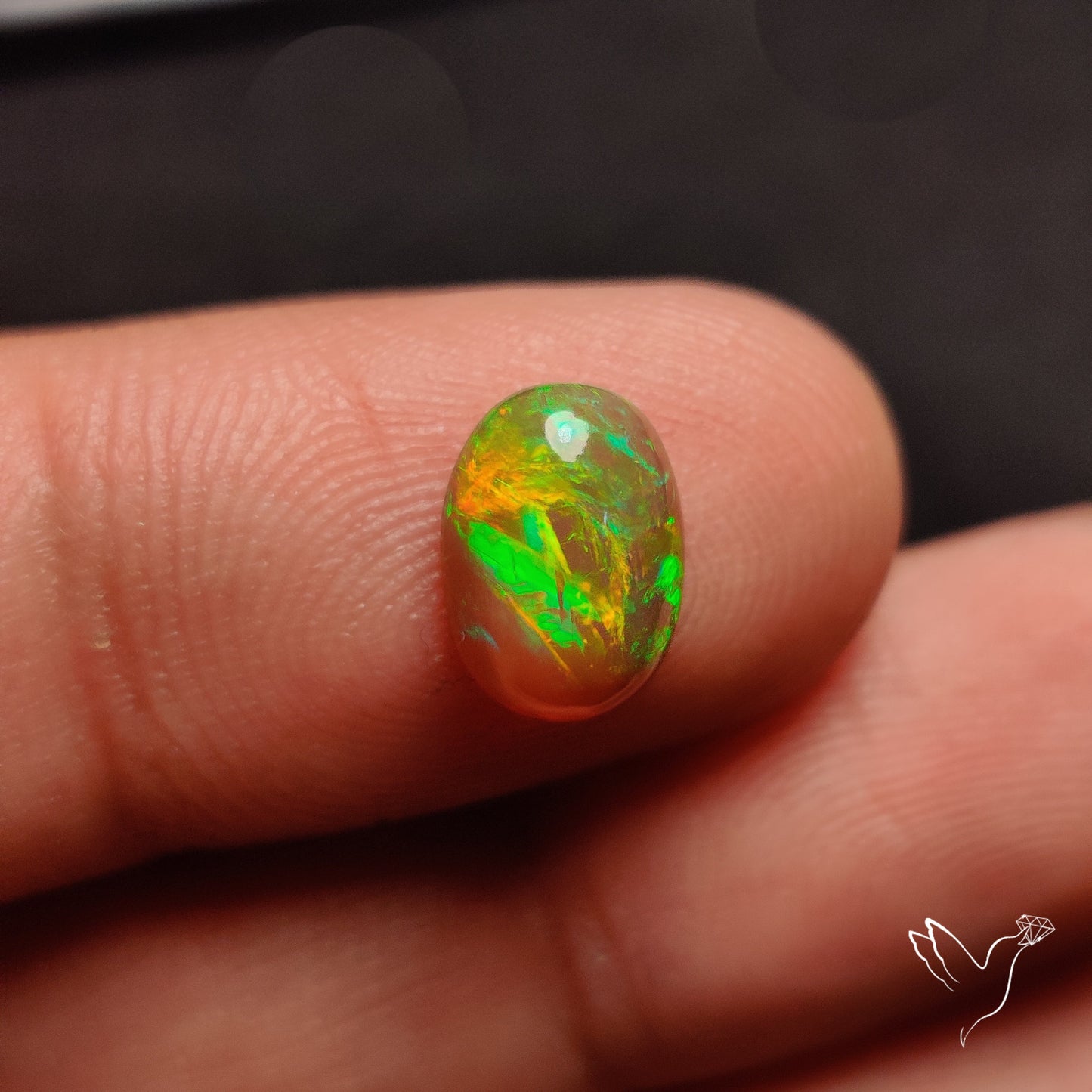 AAA Ethiopian Welo Opal Small Natural Dark
