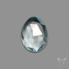 Rose Cut Sky Blue Topaz