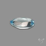 Rose Cut Sky Blue Topaz