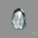 Rose Cut Sky Blue Topaz