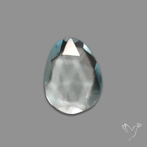 Rose Cut Sky Blue Topaz
