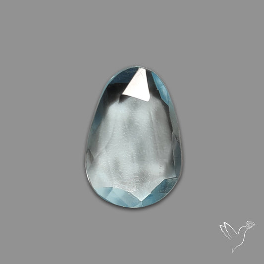 Rose Cut Sky Blue Topaz