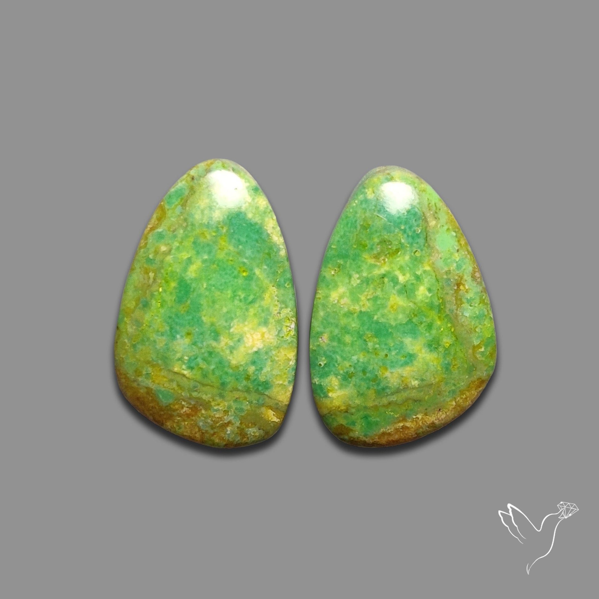 Gaspeite Pair