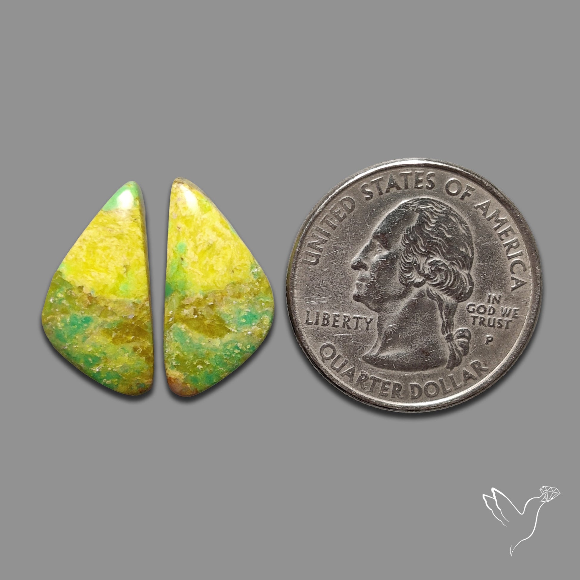 Gaspeite Pair