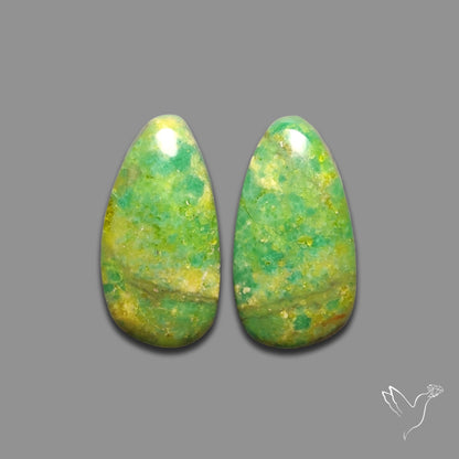 Gaspeite Pair