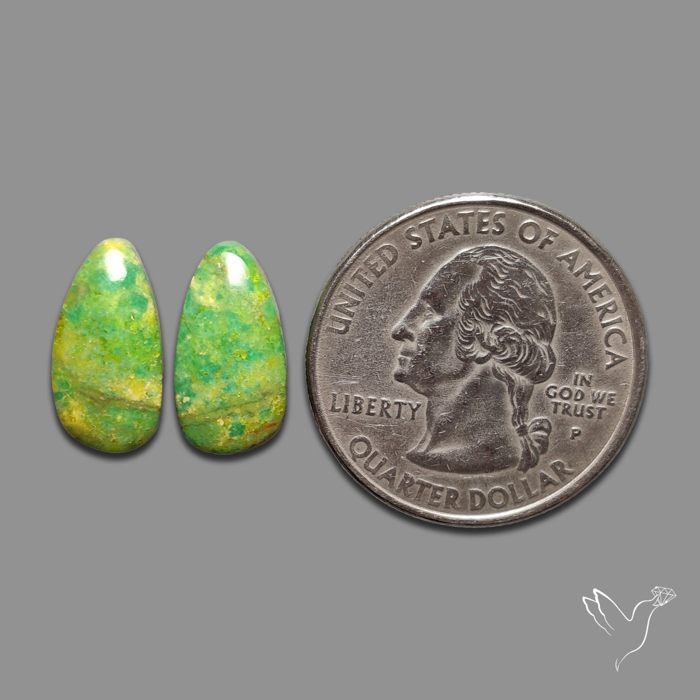 Gaspeite Pair