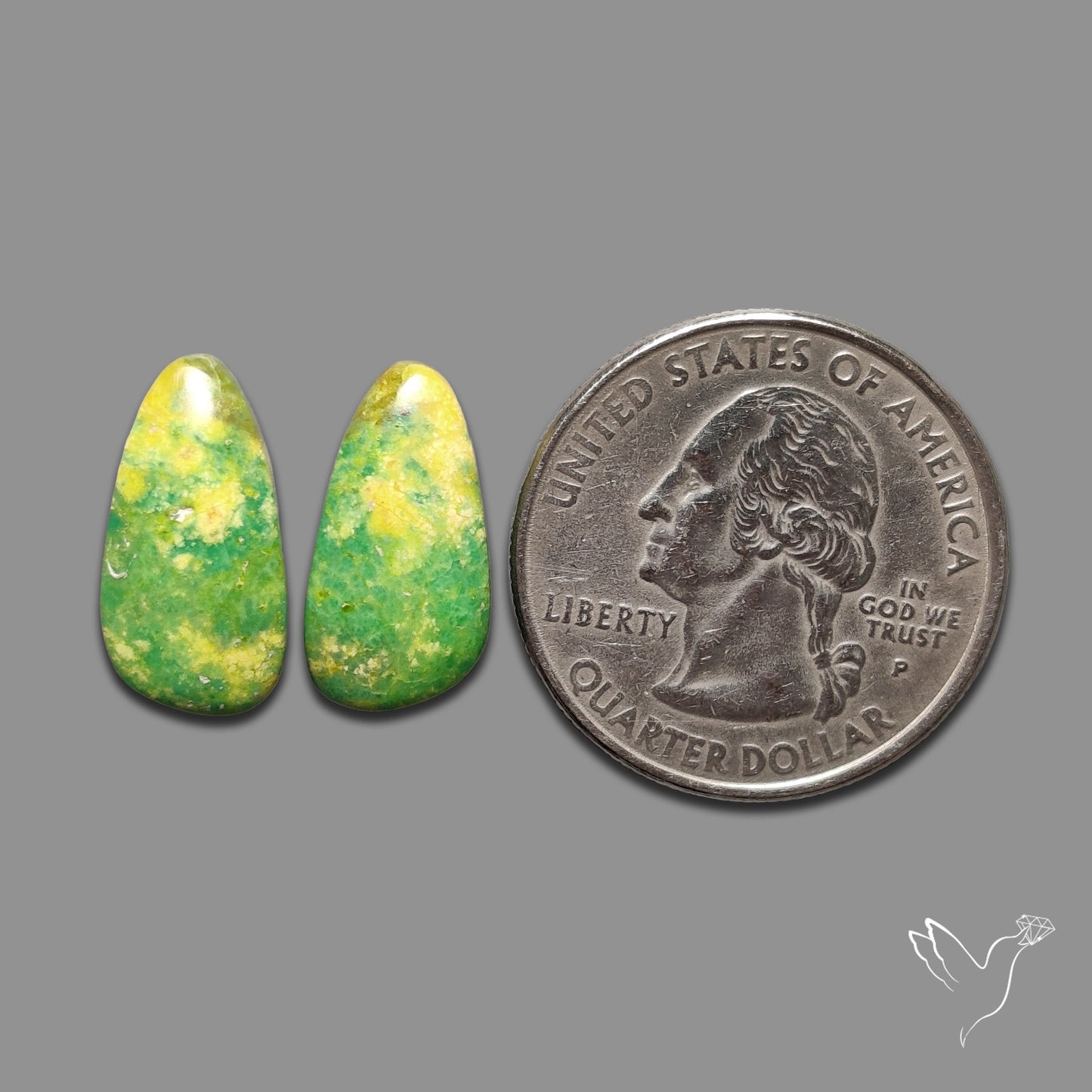 Gaspeite Pair