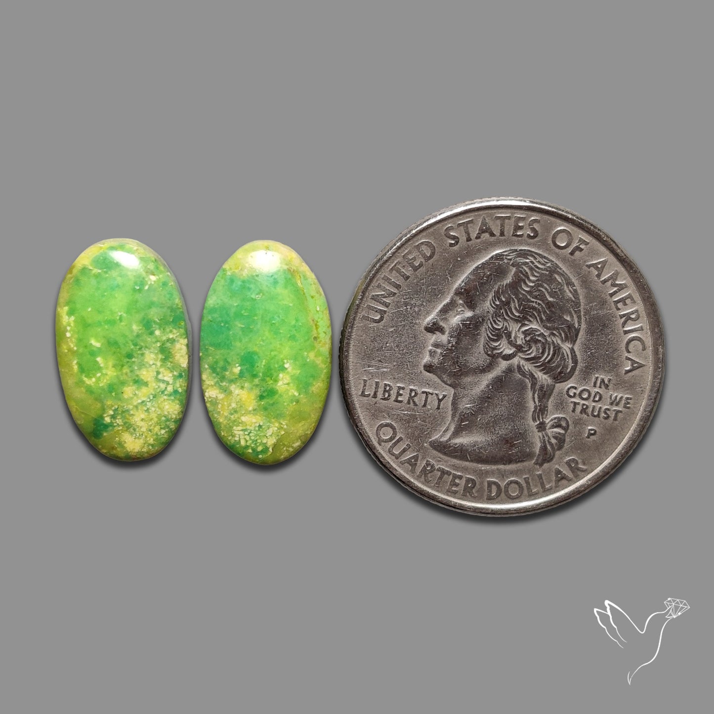 Gaspeite Pair