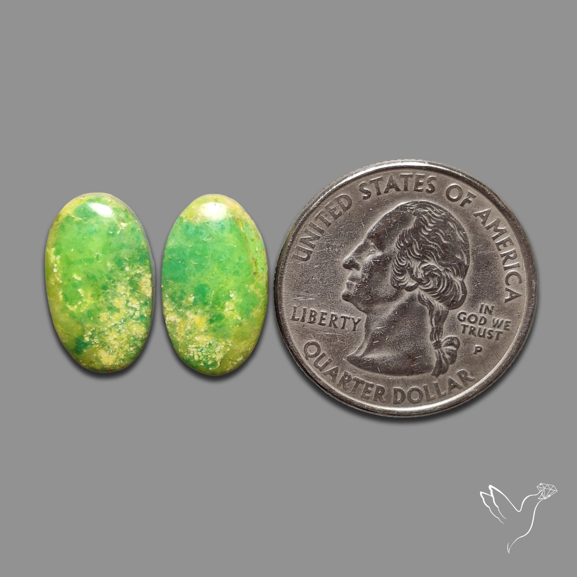 Gaspeite Pair