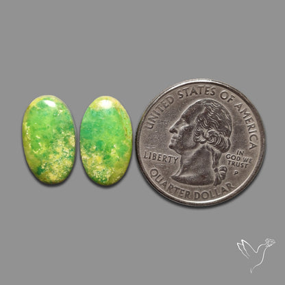 Gaspeite Pair