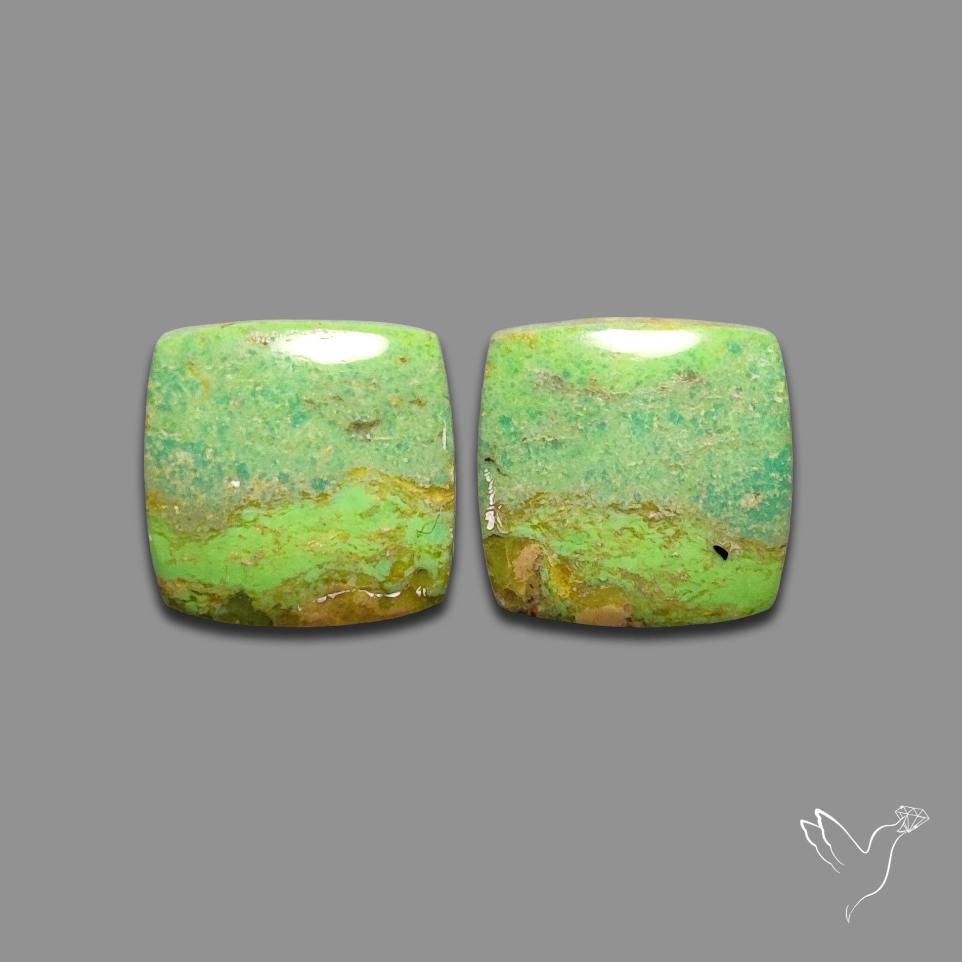 Gaspeite Pair