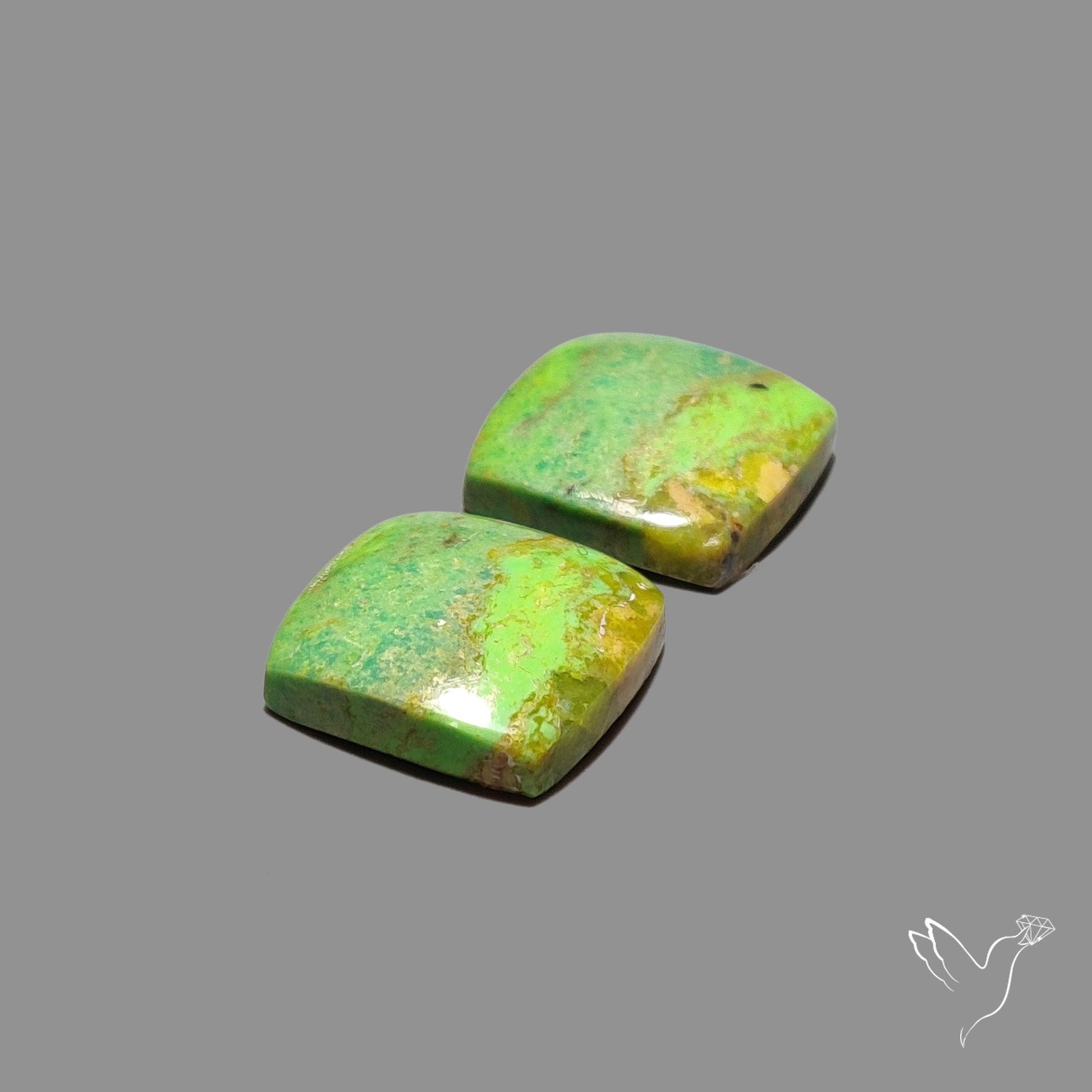 Gaspeite Pair
