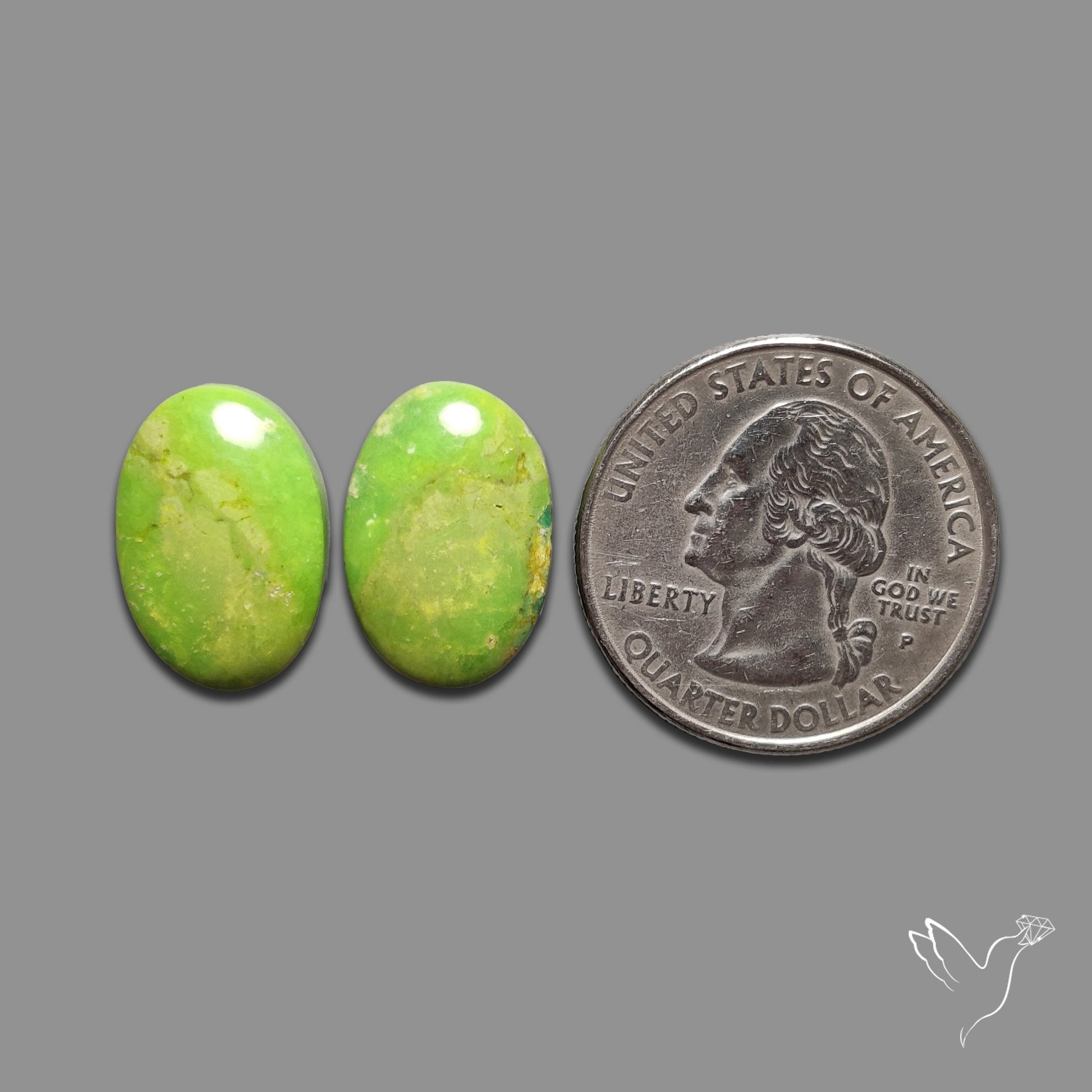 Gaspeite Pair