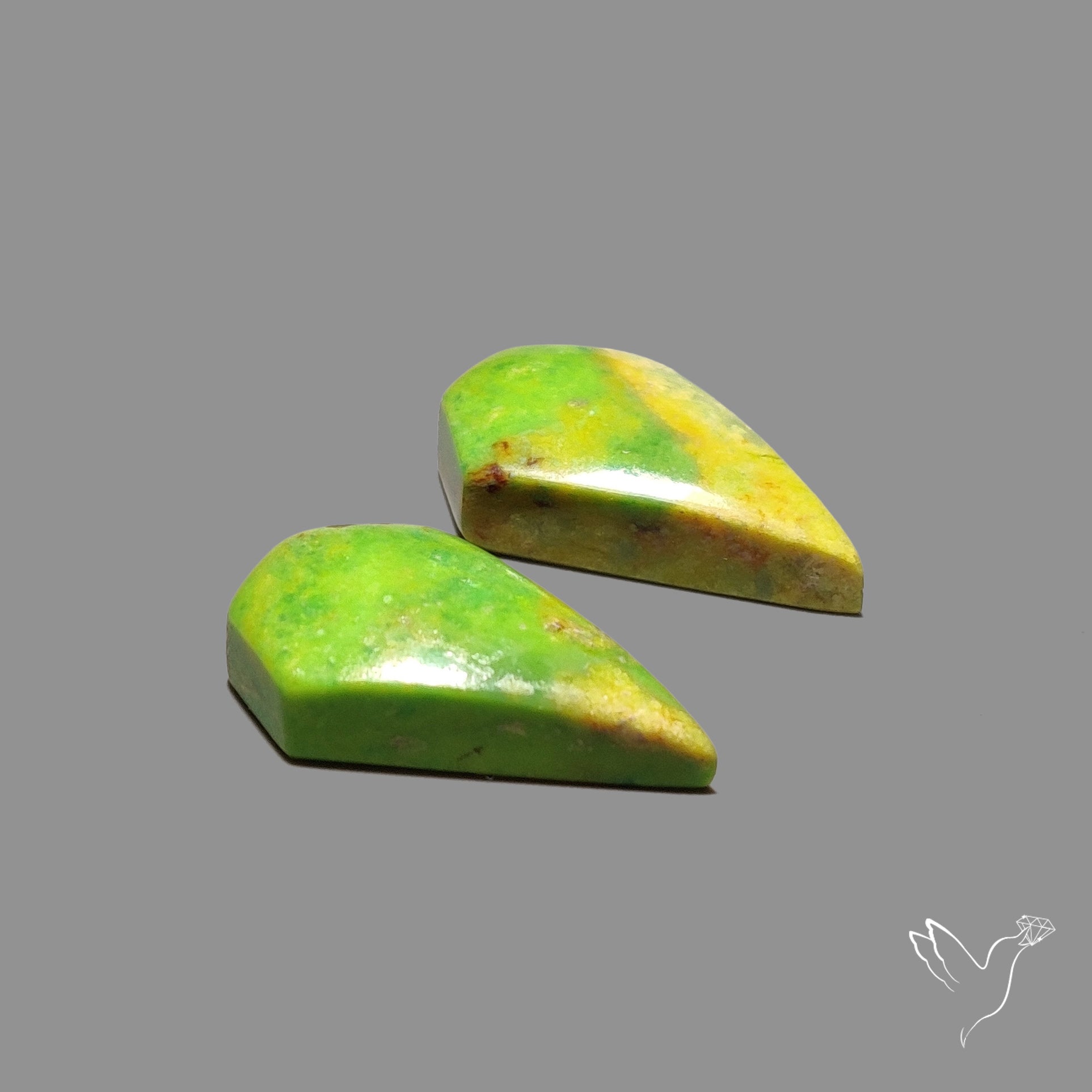 Gaspeite Pair