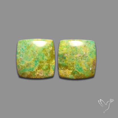 Gaspeite Pair