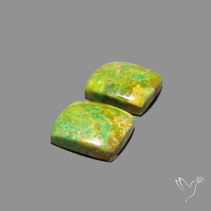Gaspeite Pair