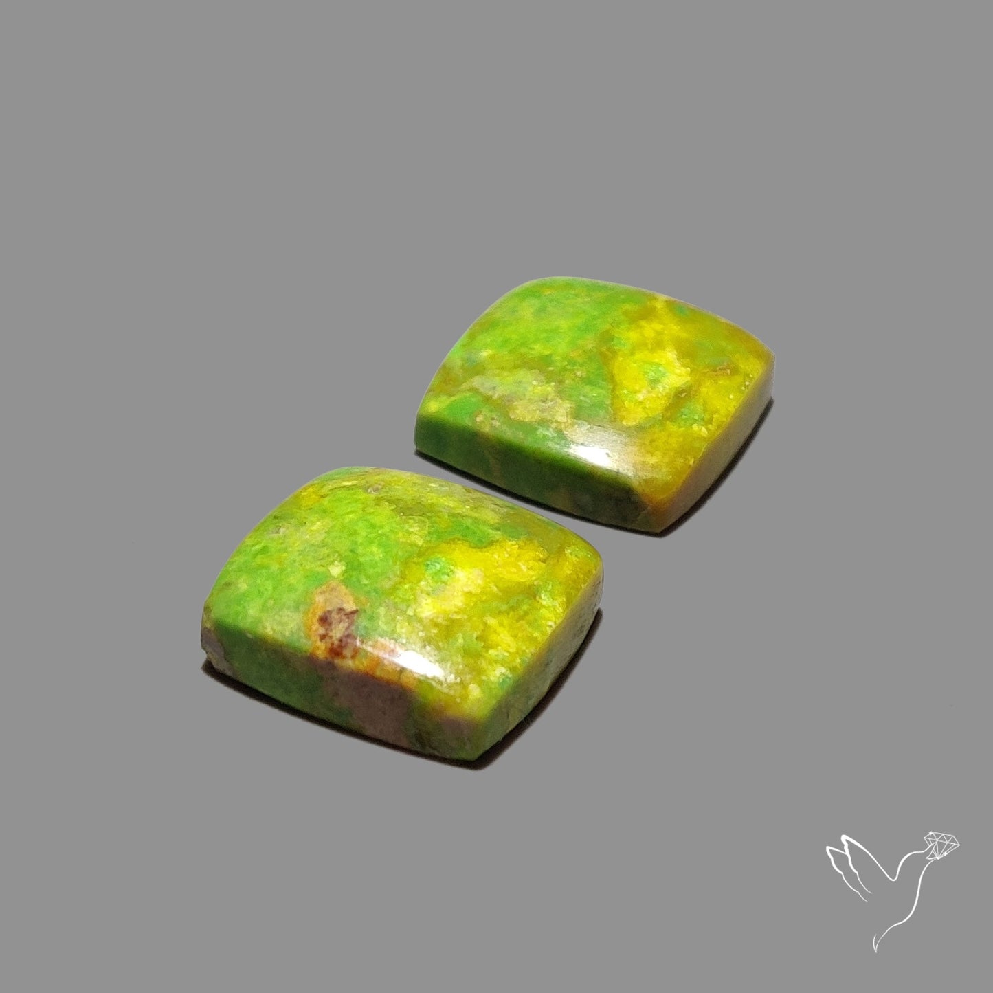 Gaspeite Pair