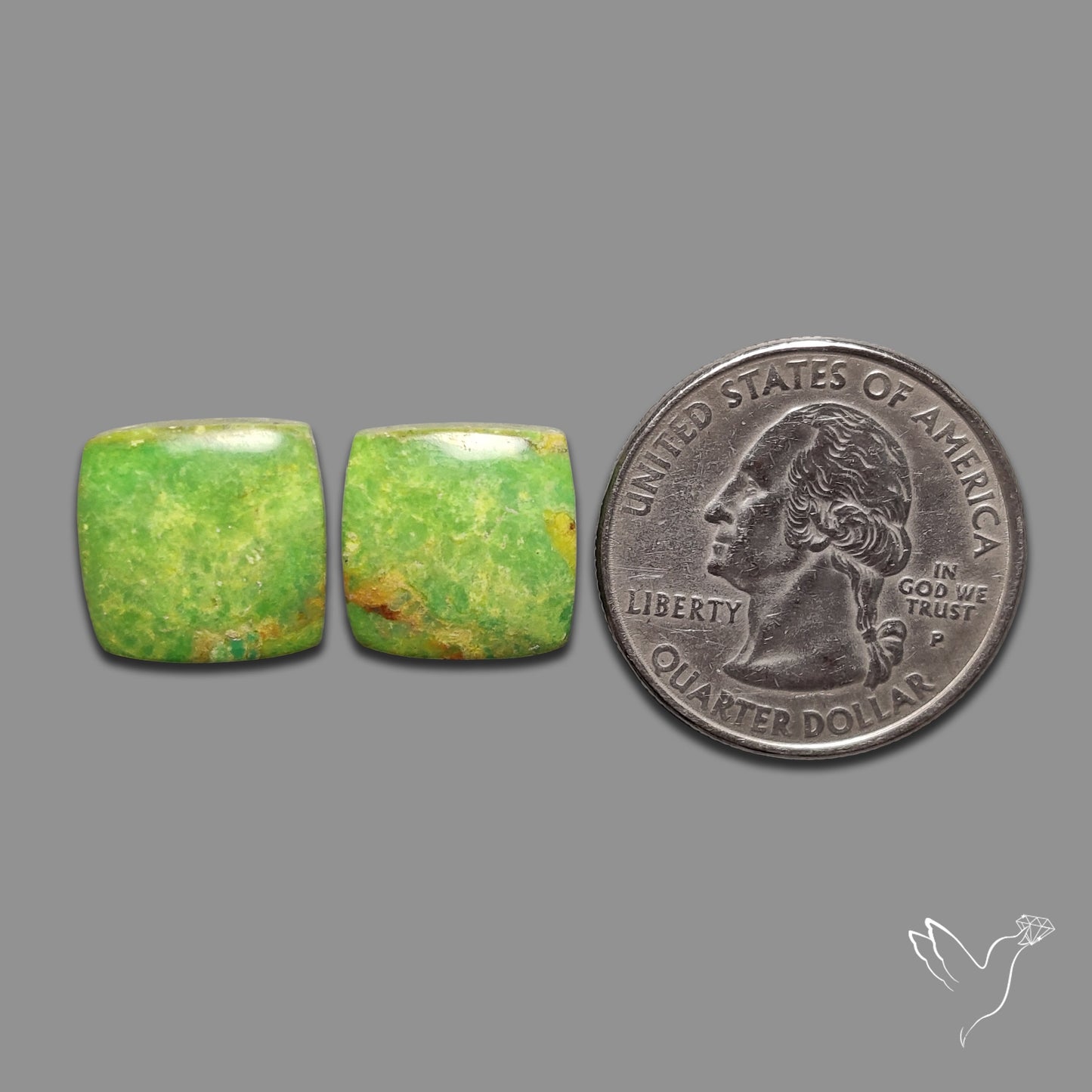 Gaspeite Pair