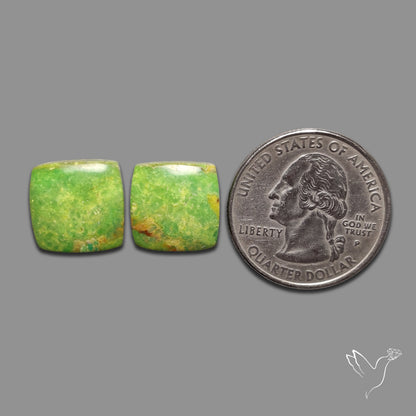 Gaspeite Pair