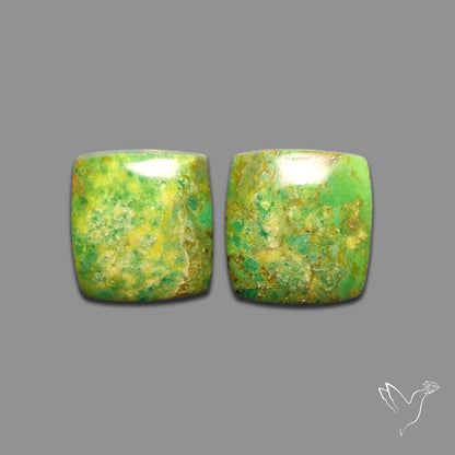 Gaspeite Pair
