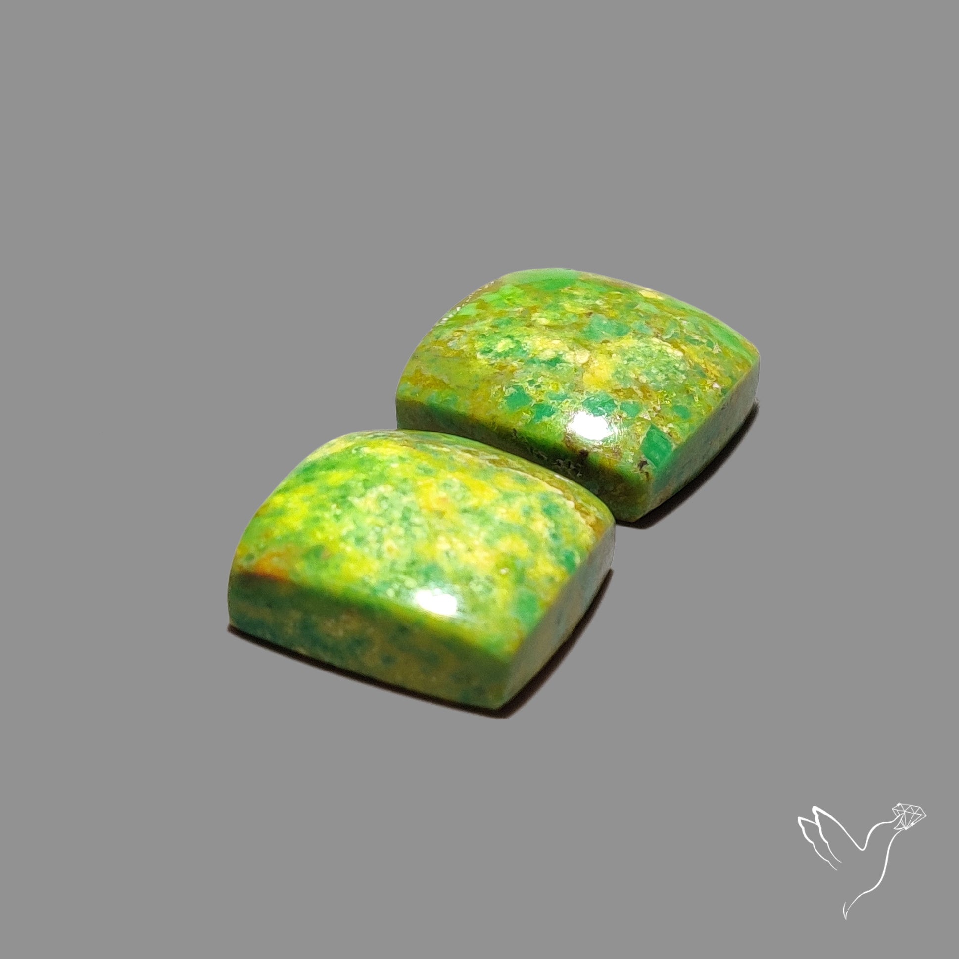 Gaspeite Pair