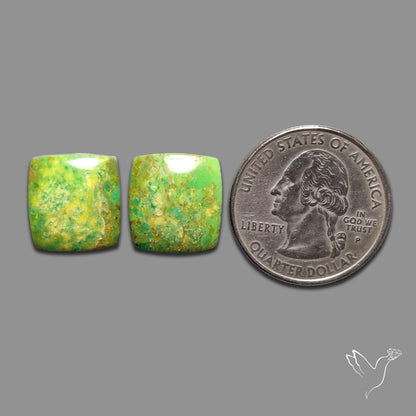 Gaspeite Pair