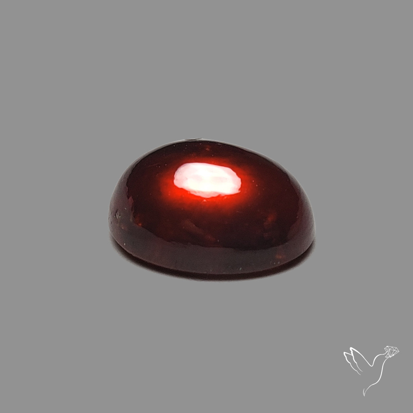 Gem Hessonite Garnet Cabochon
