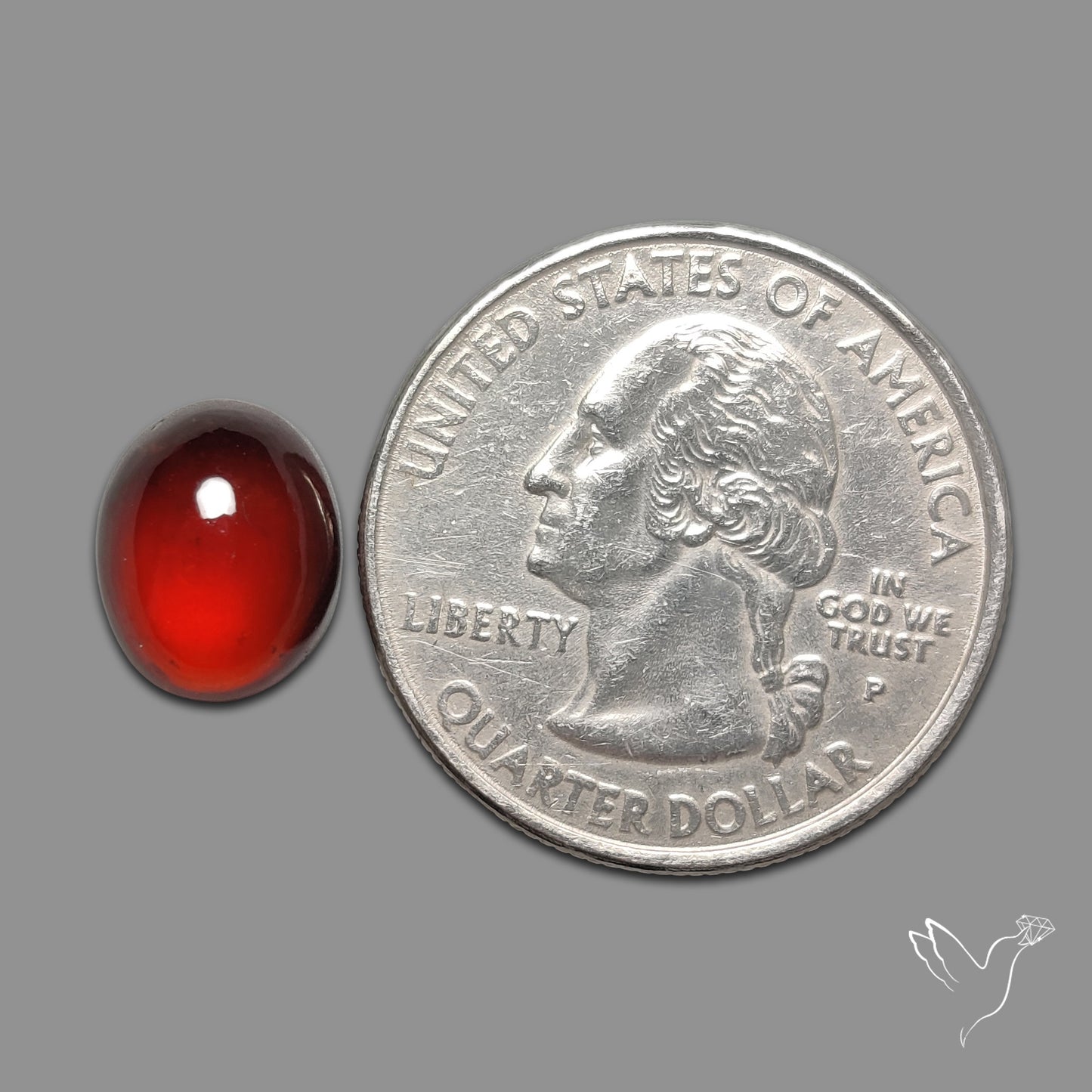 Gem Hessonite Garnet Cabochon