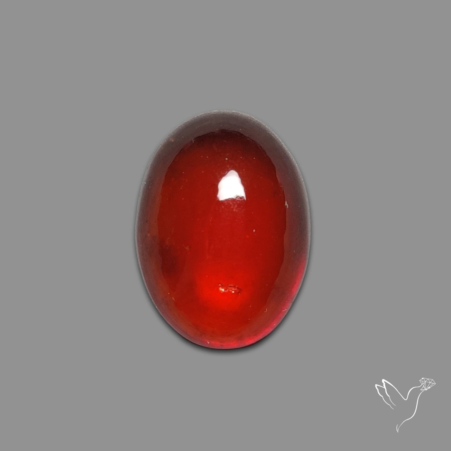 Gem Hessonite Garnet Cabochon