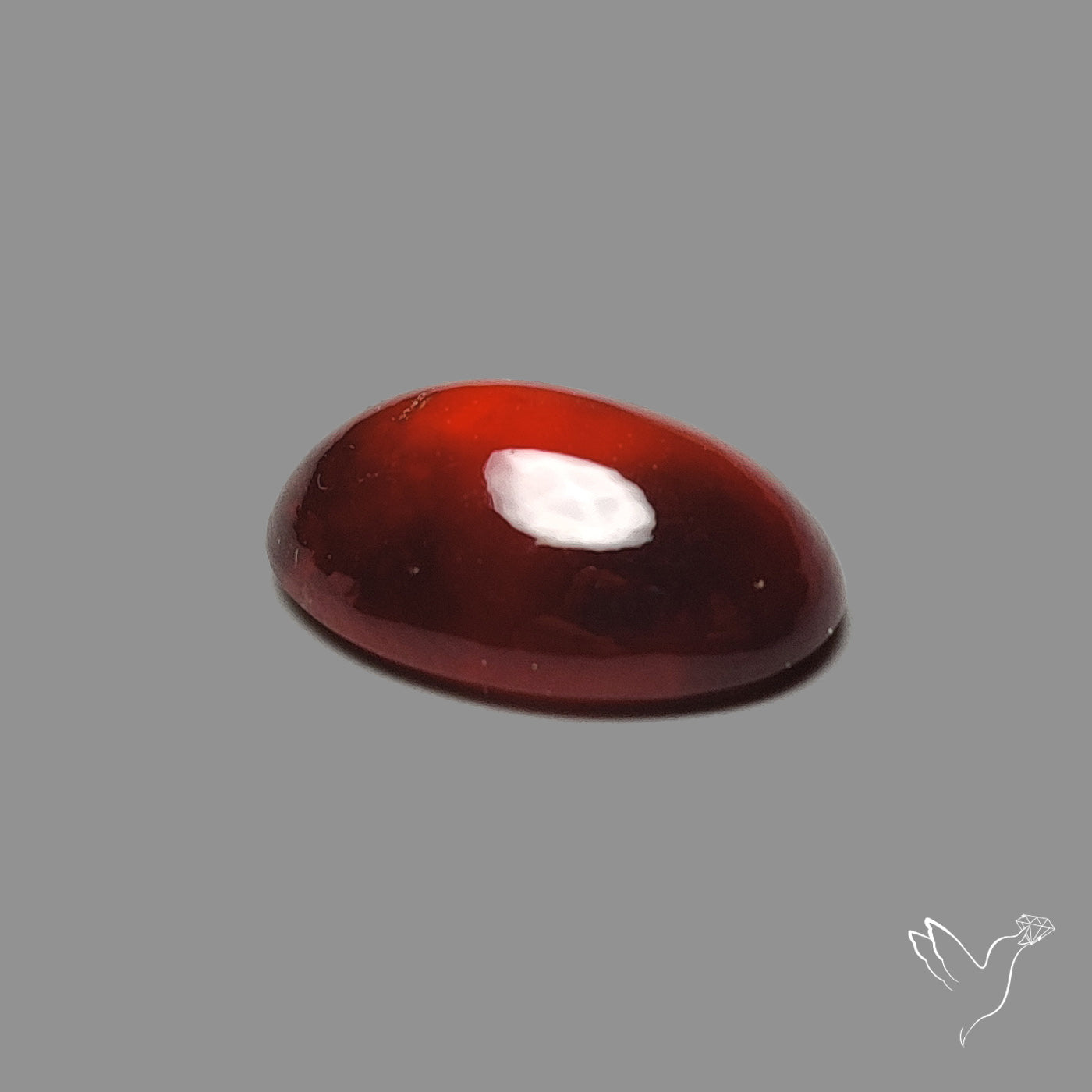 Gem Hessonite Garnet Cabochon